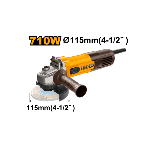 AG7118 Angle Grinder 710W 220-240V - INGCO - الصورة 1