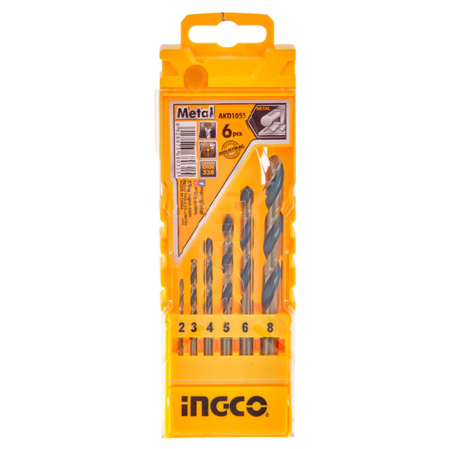 AKD1055 Metal Drill Bit Set 6pcs - INGCO - الصورة 1