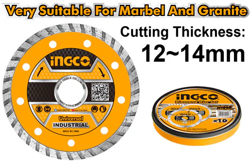 DMD031152M-5 Turbo Diamond Disc 10pcs - INGCO - الصورة 1